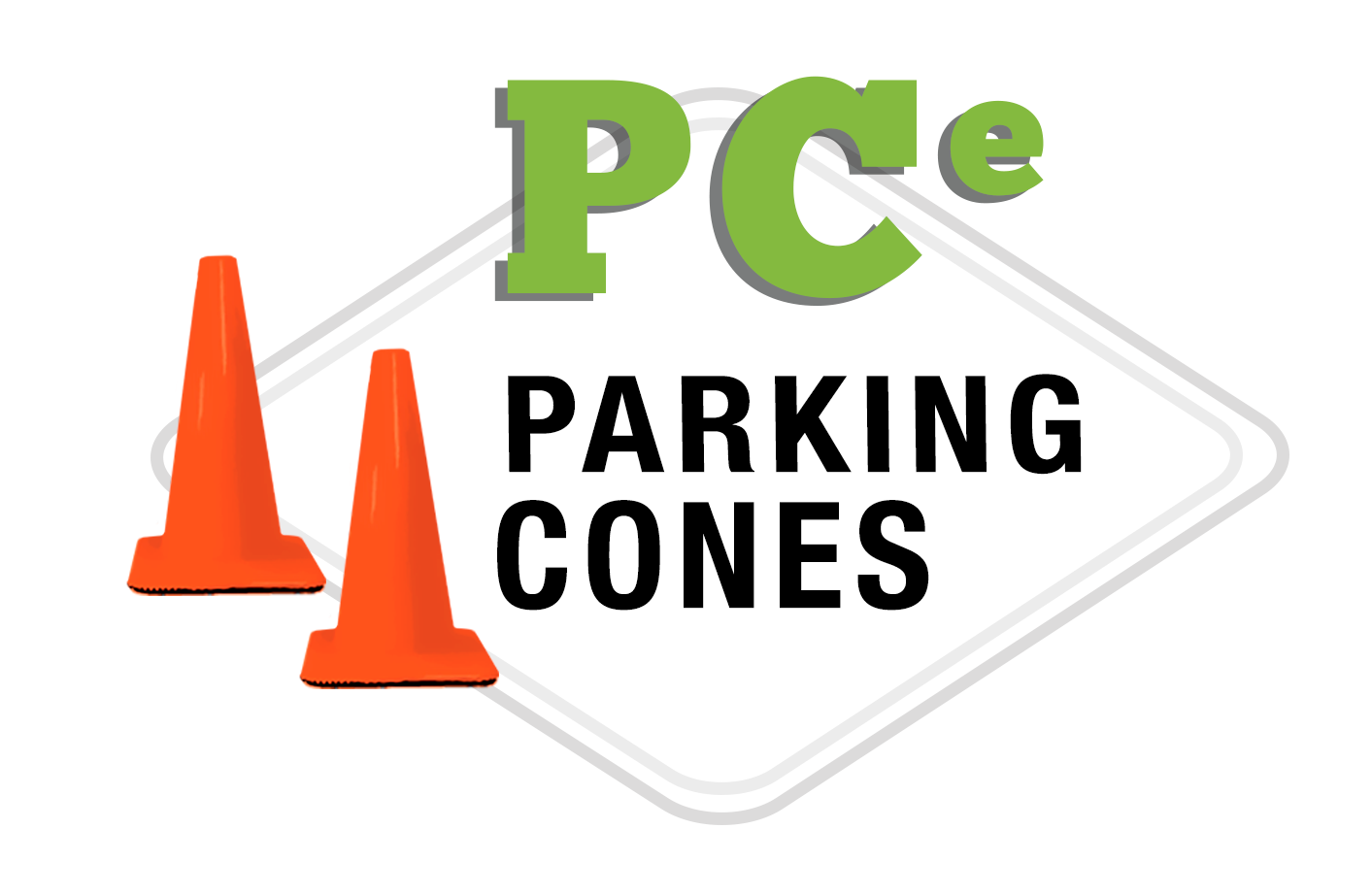 Parking Cones brand name logo