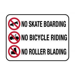 School Rules & Regulatory Aluminum Signs