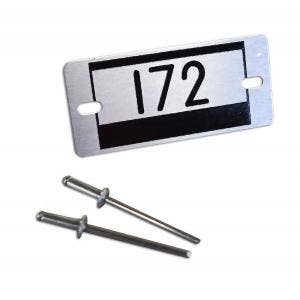 Replacement School Locker Number Plates