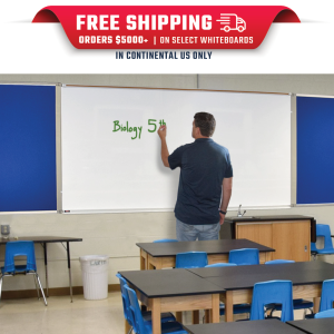 Combination Markerboards and Bulletin Boards for Schools