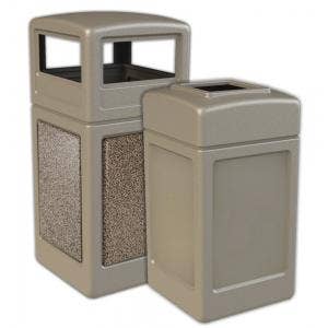 Indoor & Outdoor Plastic Trash Cans