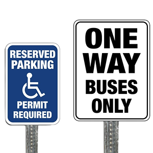 In-Stock and Custom Aluminum Signs for Schools