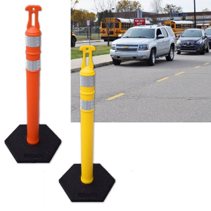 Traffic Delineator Posts and Parking Lot Equipment for Schools