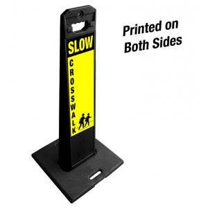 Portable Weighted Signs with Black Frame