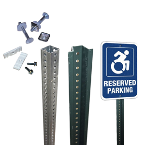 School Sign Posts and Hardware