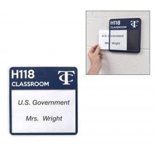 Interior Classroom Identification Signs for Schools