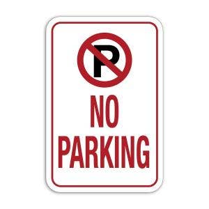 Aluminum School Parking Lot Signs