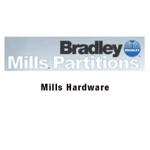 Bradley Mills Brand Toilet Partition Parts & Hardware for Schools