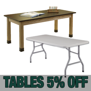 Save 5% on Select National Public Seating Tables