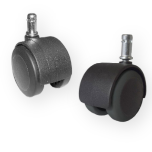 Twin Wheel Casters for Rolling Furniture