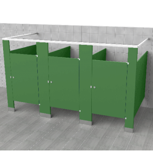 Free Standing Layouts for Phenolic Core Toilet Partitions