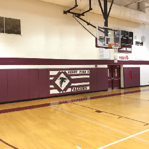 School Gym Floor Coverings & Wall Padding