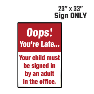 23in. x 33in. Interchangeable Poster Signs