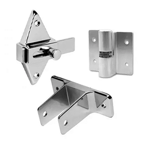 Universal Bathroom Toilet Partition Hardware by Type