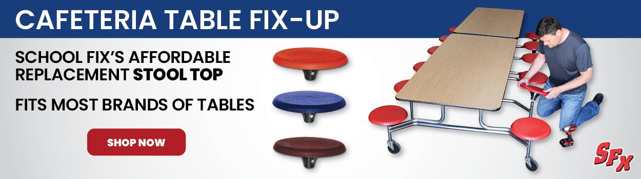 Shop School Cafeteria Table Replacement Parts