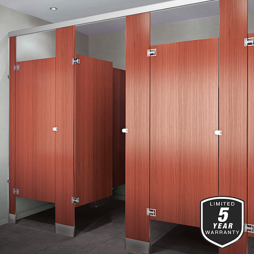 Plastic Laminate Restroom Partitions for Schools