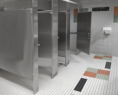 Stainless Steel Restroom Partition Stalls