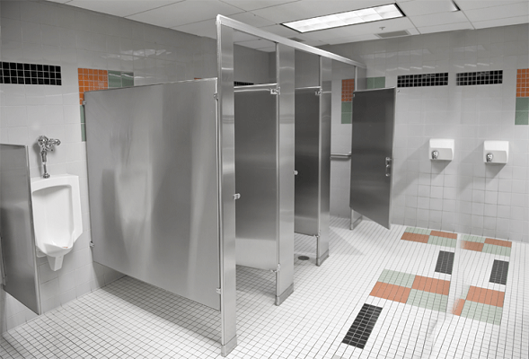Stainless Steel Toilet Partitions for School Restrooms