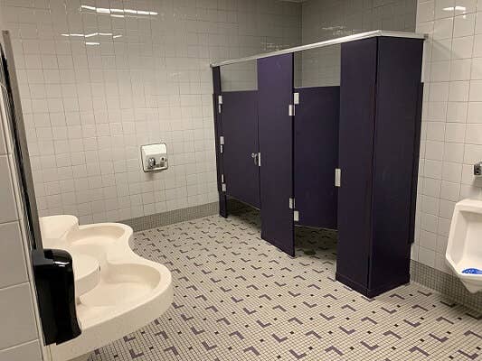 Powder Coated Steel Restroom Partitions for Schools